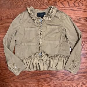 J.Crew Ruffled Jacket